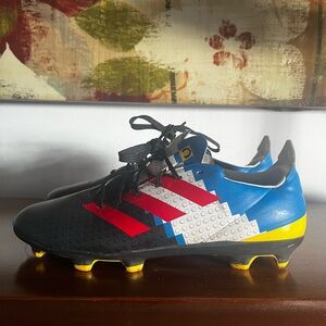 Adidas Soccer Cleats - Black, Blue, Red